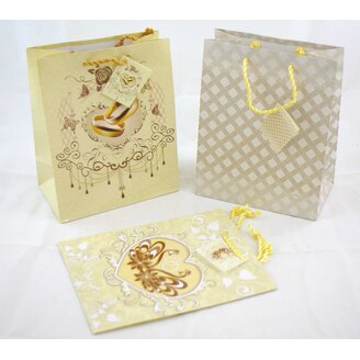 TAŠKA LAMIN S MIX SVATEBNÍ 18x23x10cm*