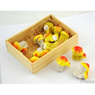 HOUBY NALEPOVACÍ  3cm 12ks*MIX BAREV