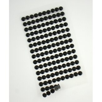PERLIČKY NALEPOVACÍ 6mm 140ks*ČERNÁ