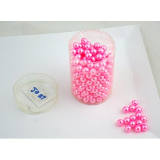 KORÁLKY 9mm*RŮŽOVÁ