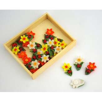 KVÍTEK NALEPOVACÍ 2,5cm 24ks