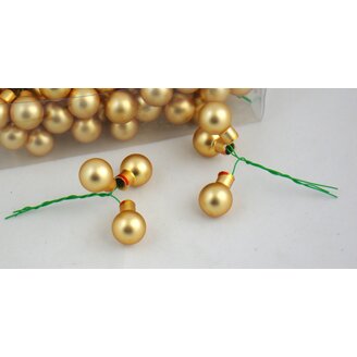 KOULE NA DR. 2x10,5cm 144ks MAT*ZLATÁ