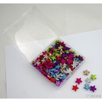 HVĚZDA 1,7cm 144ks*MIX BAREV