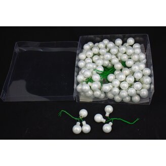 KOULE NA DR. 2x10,5cm 144ks*BÍLÁ