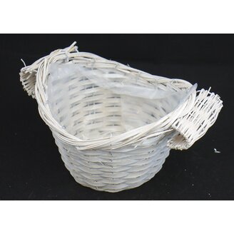 KVĚTNÍK PROUTĚNÝ 21x11cm*MIX BAREV