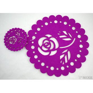 PODLOŽKA FILC 25cm a 10cm*MIX BAREV