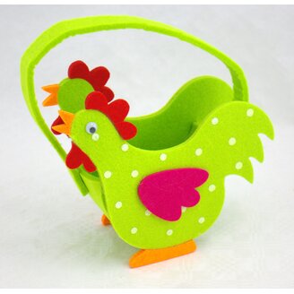 TAŠKA FILC SLEPICE 10x23x7cm*MIX BAREV