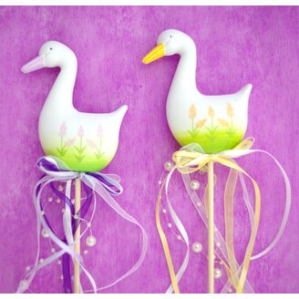 ZÁPICH HUSA 6ks 10x43cm*BÍLÁ