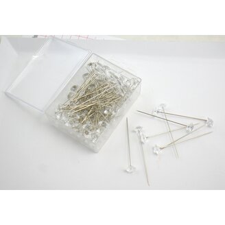 ŠPENDLÍK DIAMANT 10mmx6,5cm 100ks*PRŮHLEDNÁ