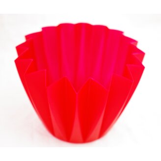 OBAL ADONIS průměr 14cm*ČERVENÁ