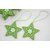 ZÁVĚS HVĚZDA 8cm 8ks*ZELENÁ