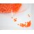 KORÁLKY 3mm 50g*ORANŽOVÁ