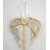 ZÁVĚS SRDCE TEXTIL 11cm*PŘÍRODNÍ