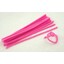 DRÁTEK ŽINYLKA 8mmx31cm 100ks*RŮŽOVÁ