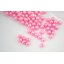 KORÁLKY 10mm cca 104ks*RŮŽOVÁ SV.