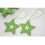 ZÁVĚS HVĚZDA 8cm 8ks*ZELENÁ