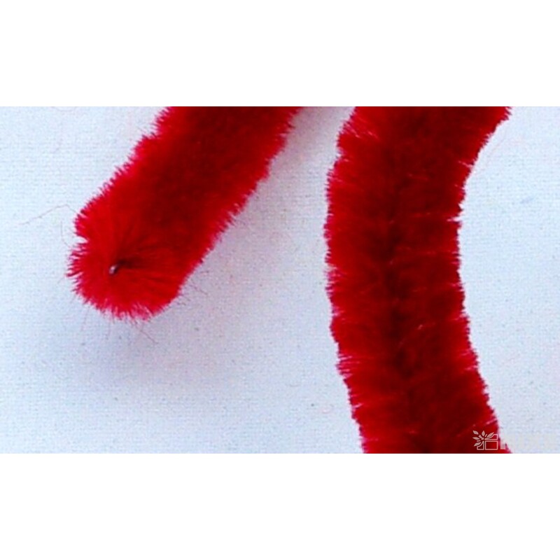 DRÁTEK ŽINYLKA 8mmx31cm 100ks*ČERVENÁ