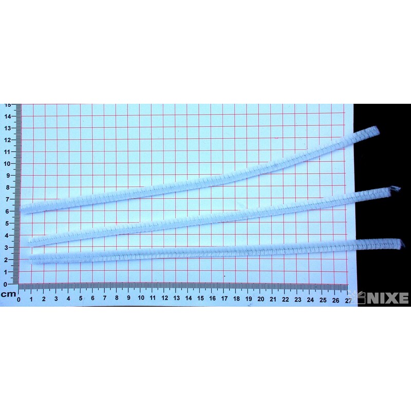 DRÁTEK ŽINYLKA 8mmx31cm 100ks*BÍLÁ