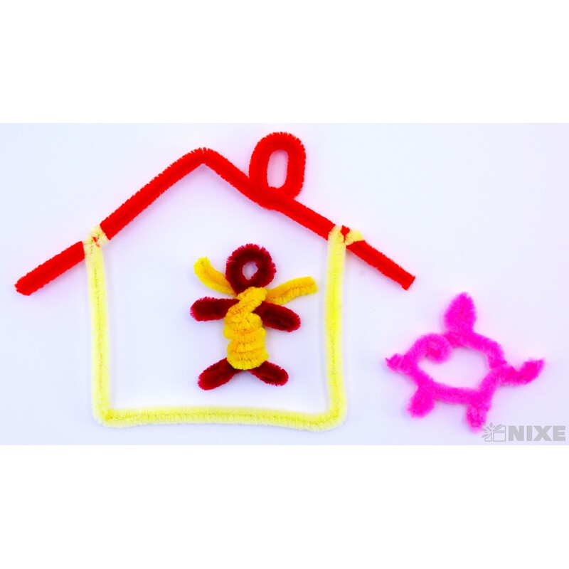 DRÁTEK ŽINYLKA 8mmx31cm 100ks*BÍLÁ