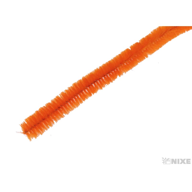 DRÁTEK ŽINYLKA 8mmx31cm 100ks*ORANŽOVÁ