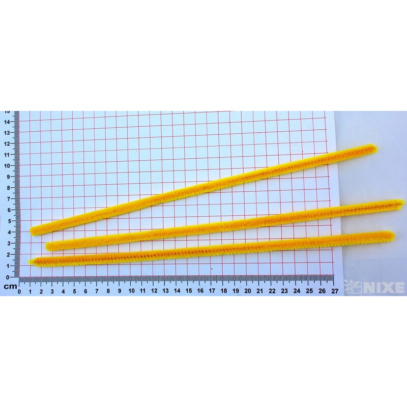 DRÁTEK ŽINYLKA 8mmx31cm 20ks*ŽLUTÁ TM.