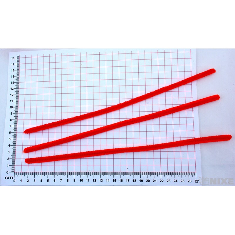 DRÁTEK ŽINYLKA 8mmx31cm 100ks*ORANŽOVÁ TM.