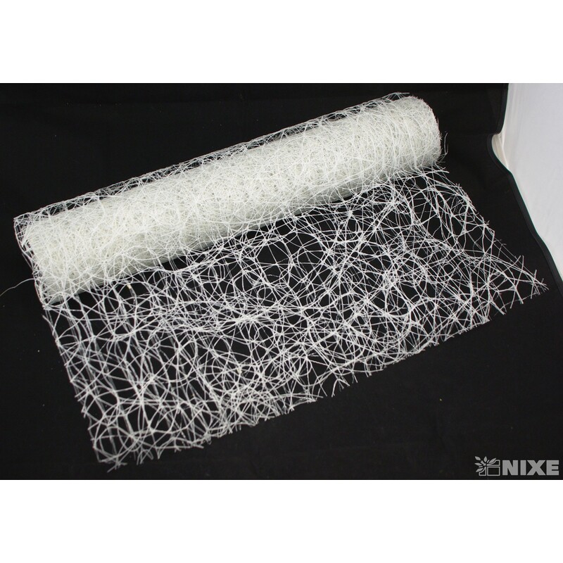 ROLE SISAL METAL 53cmx10yd*BÍLÁ