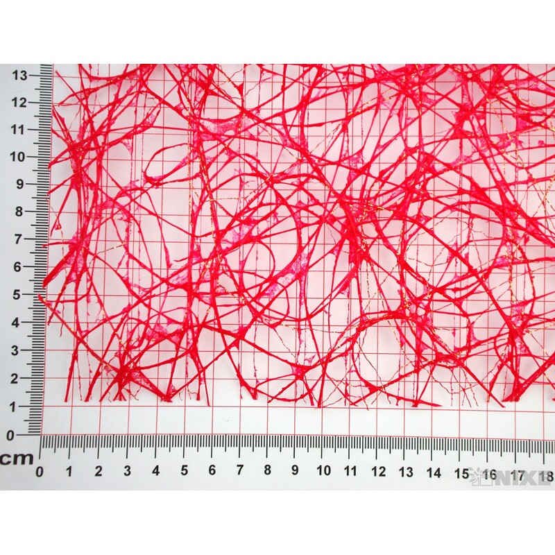 ROLE SISAL METAL 53cmx10yd*ČERVENÁ