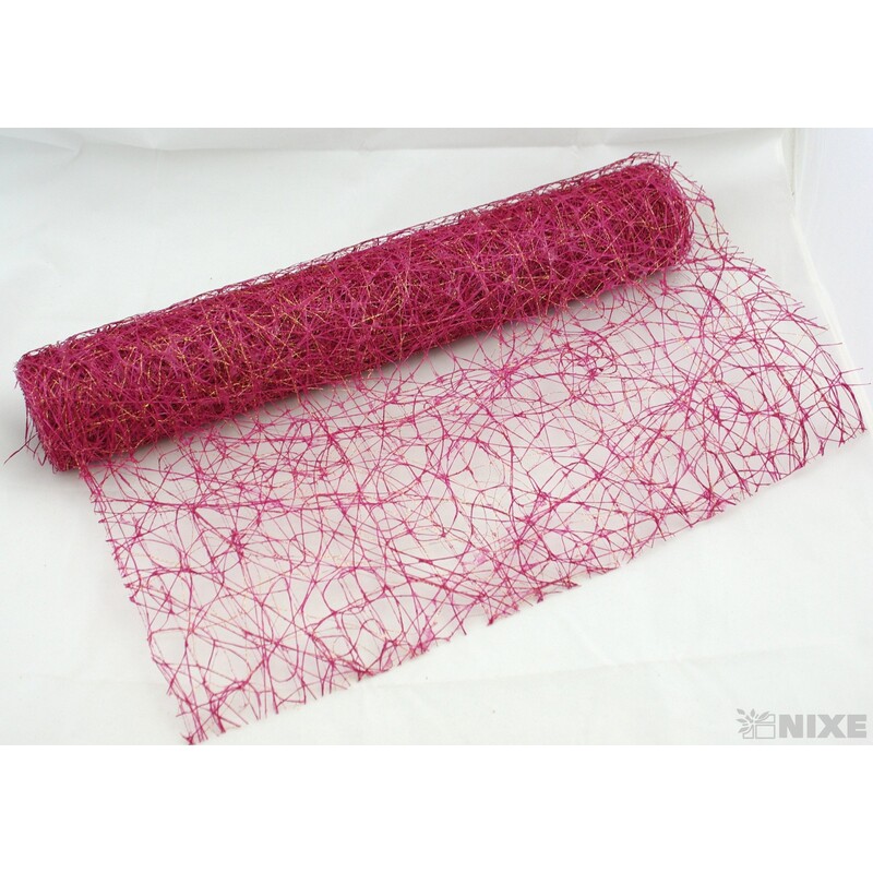 ROLE SISAL METAL 53cmx10yd*VÍNOVÁ