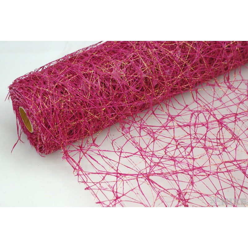 ROLE SISAL METAL 53cmx10yd*VÍNOVÁ