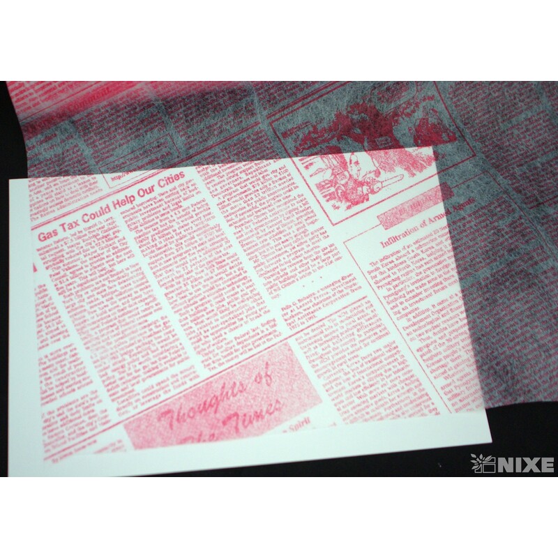 ROLE VLISELIN NOVINY 50cmx10yd*ČERVENÁ