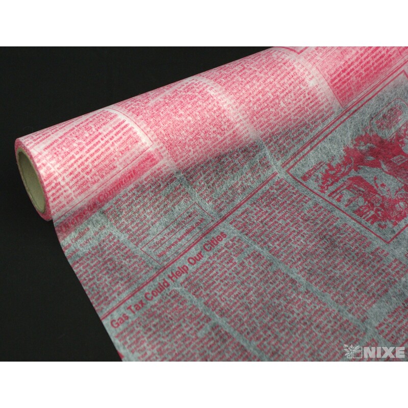 ROLE VLISELIN NOVINY 50cmx10yd*ČERVENÁ