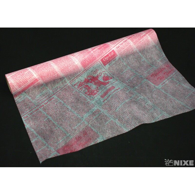 ROLE VLISELIN NOVINY 50cmx10yd*ČERVENÁ