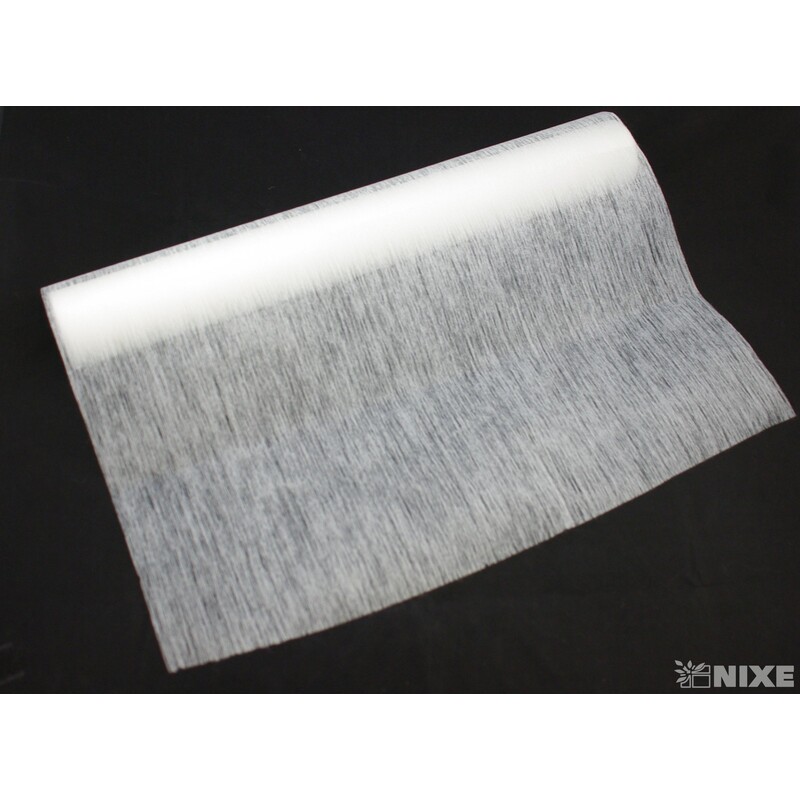 ROLE PLISSÉ 50cmx10yd*BÍLÁ PS-01