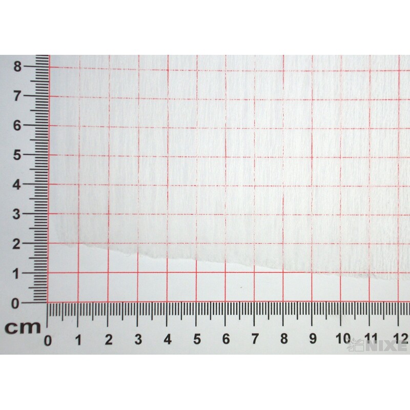 ROLE PLISSÉ 50cmx10yd*BÍLÁ PS-01