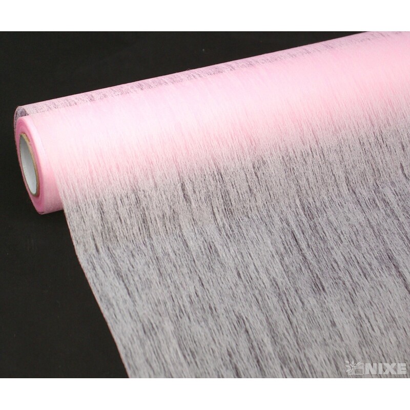 ROLE PLISSÉ 50cmx10yd*RŮŽOVÁ SV. PS-04