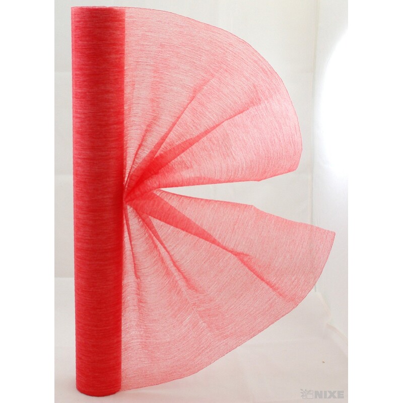 ROLE PLISSÉ 50cmx10yd*ČERVENÁ PS-09