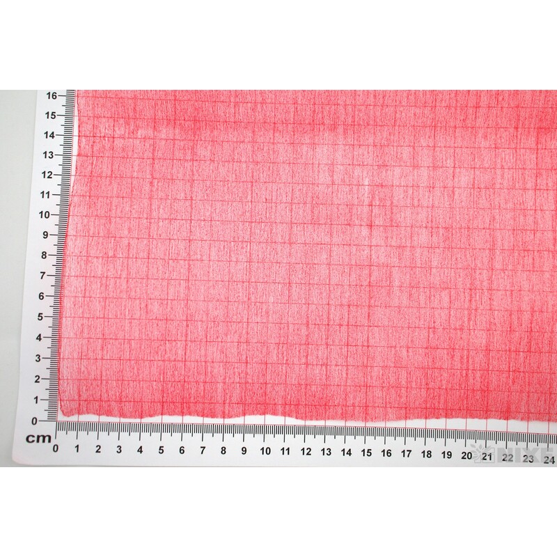 ROLE PLISSÉ 50cmx10yd*ČERVENÁ PS-09