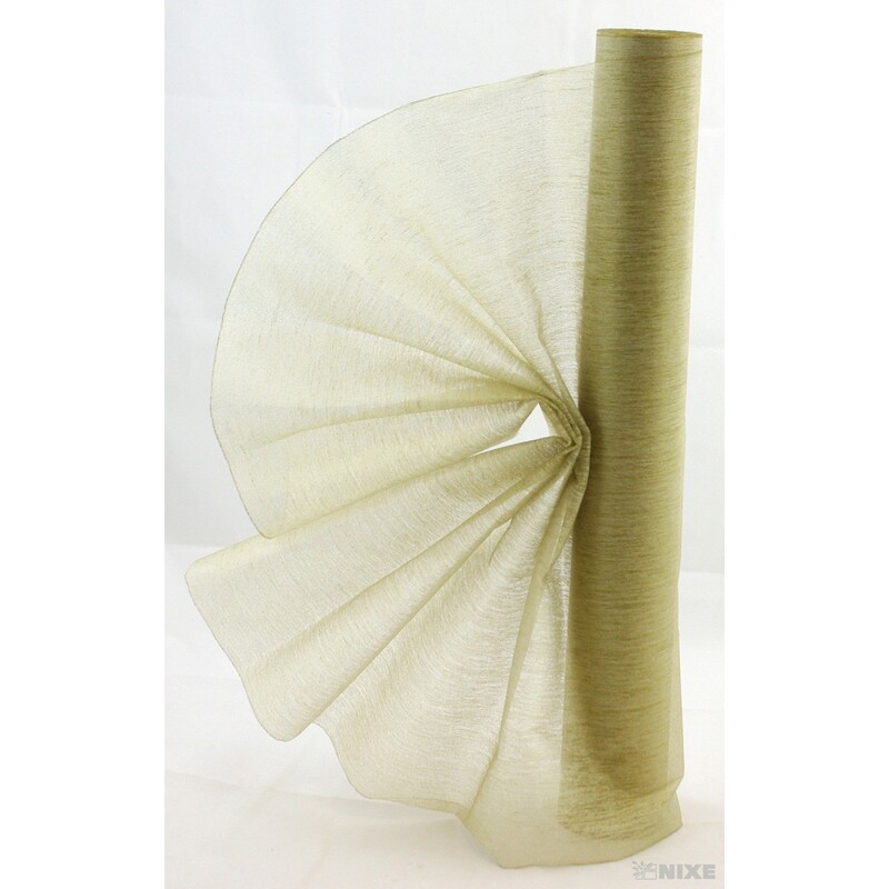 ROLE PLISSÉ 50cmx10yd*ZLATÁ PS-20