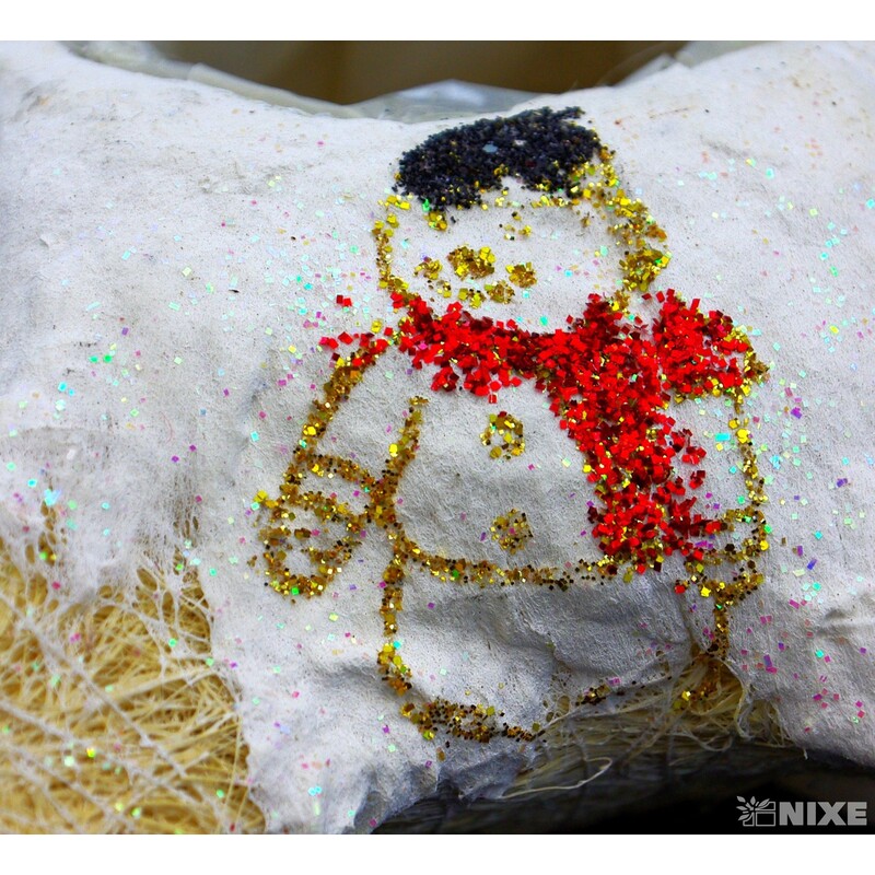 HVĚZDA STOJAN SISAL 25x7cm