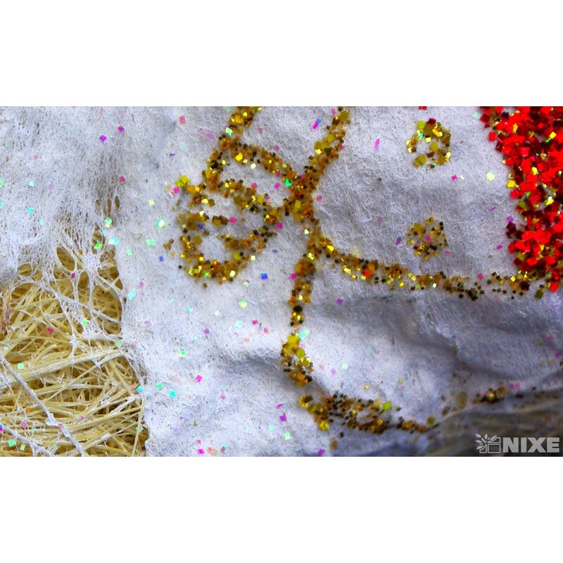 HVĚZDA STOJAN SISAL 25x7cm