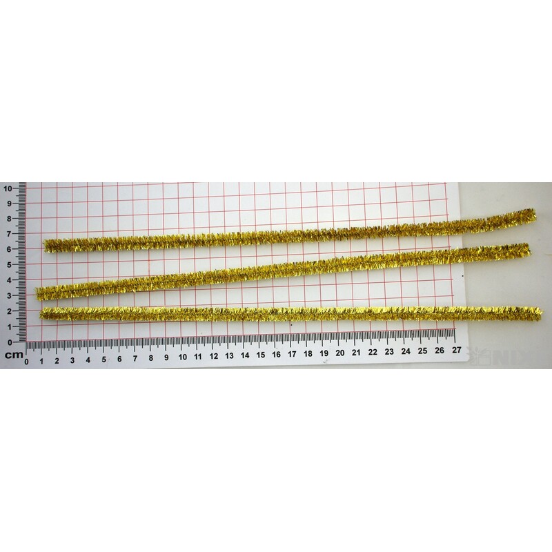 DRÁTEK ŽIN. MET 8mmx31cm 100ks*ZLATÁ