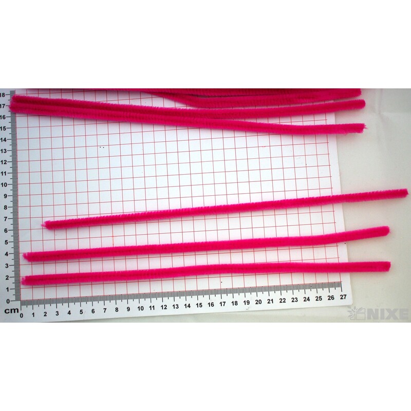 DRÁTEK ŽINYLKA 8mmx31cm 100ks*RŮŽOVÁ SV.