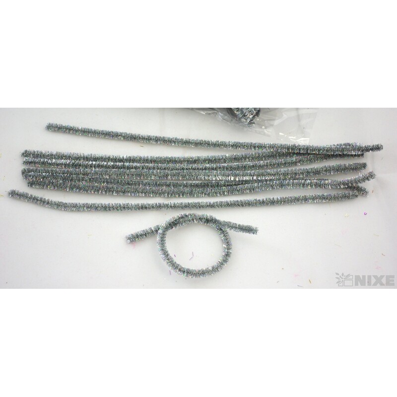 DRÁTEK ŽIN. MET 8mmx31cm 100ks*STŘÍBRNÁ