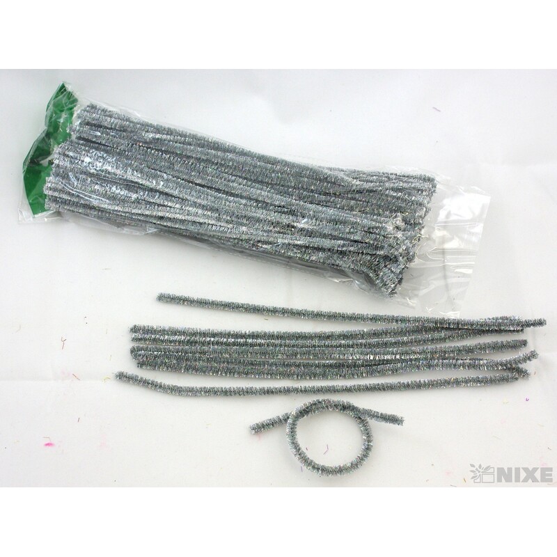 DRÁTEK ŽIN. MET 8mmx31cm 100ks*STŘÍBRNÁ