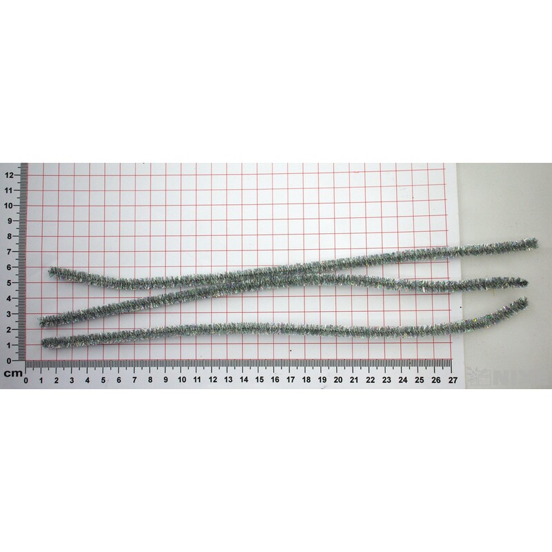 DRÁTEK ŽIN. MET 8mmx31cm 100ks*STŘÍBRNÁ