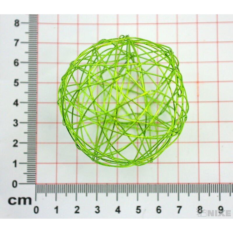 KOULE DRÁTEK 6cm 6ks*ZELENÁ