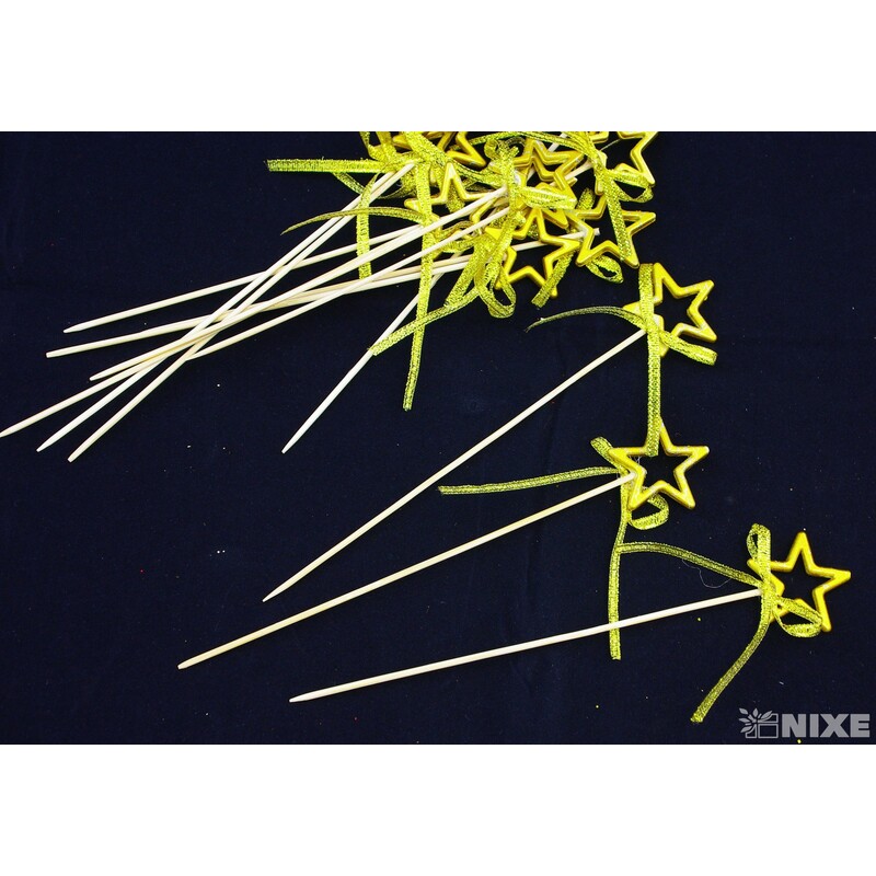 ZÁPICH HVĚZDA 12ks 3x18cm*MIX BAREV