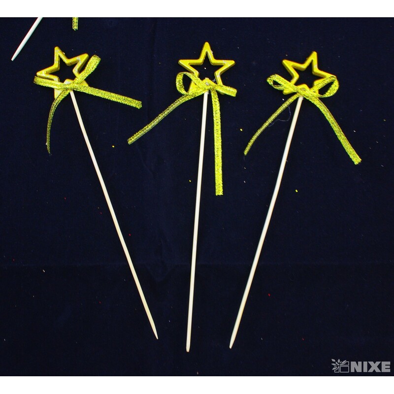 ZÁPICH HVĚZDA 12ks 3x18cm*MIX BAREV