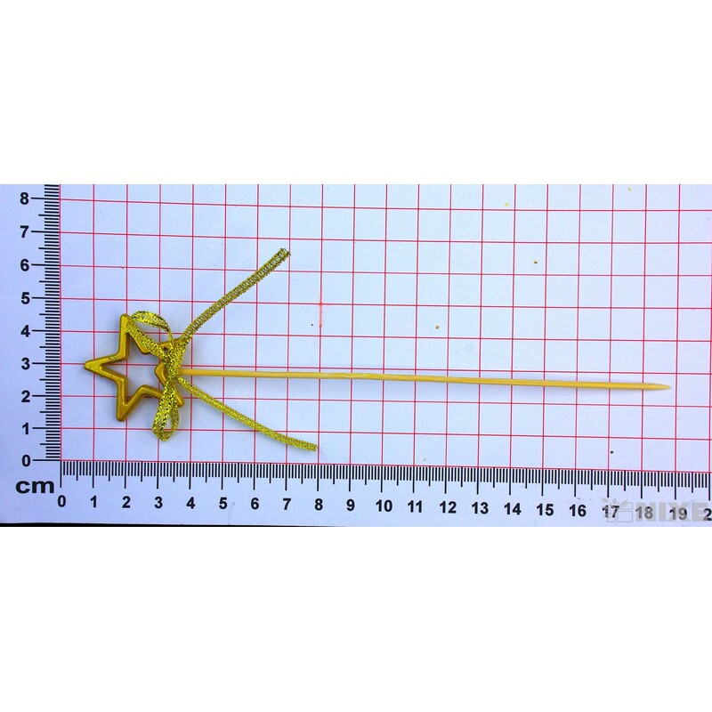 ZÁPICH HVĚZDA 12ks 3x18cm*MIX BAREV